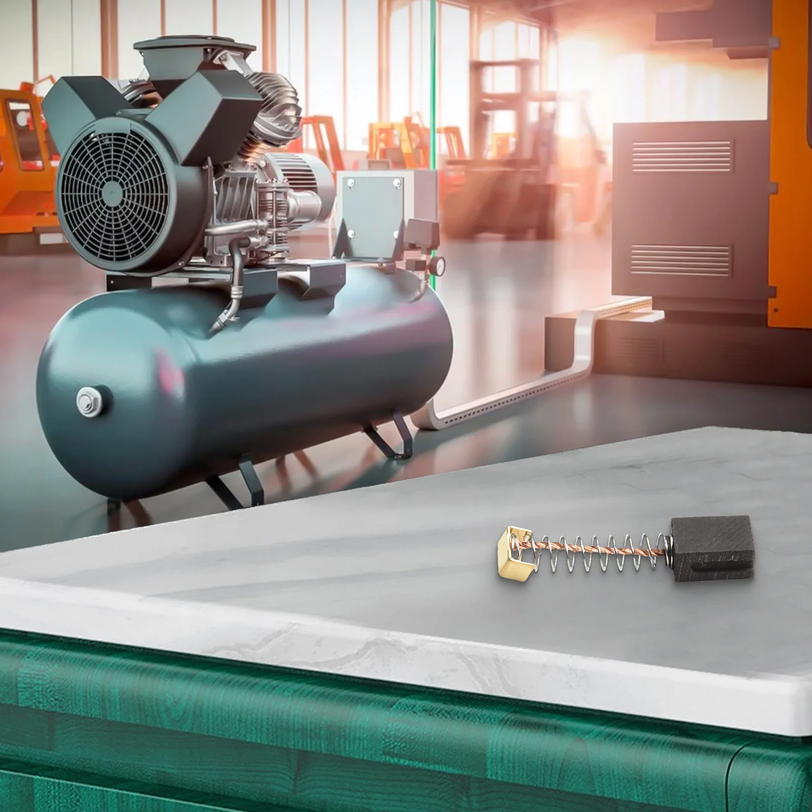 Сменные щетки Щетки для двигателя Угольные щетки для обслуживания двигателя для электроинструментов Эмерструйный прерывистый двигатель Fix