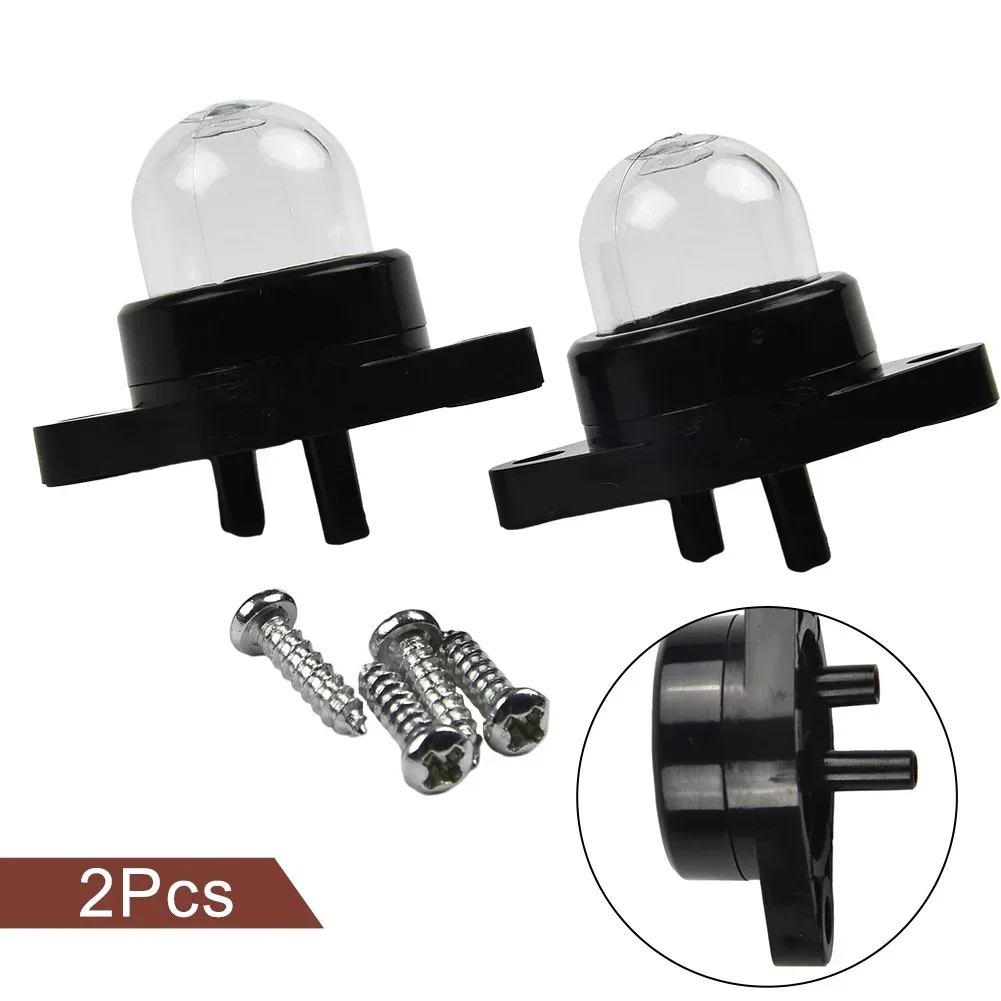 2Pcs Primer Bulb With Screw Chainsaws Blowers Pump Bulbs For McCULLOCH 335 435 440 For Mac Cat 351 Garden Mower Parts