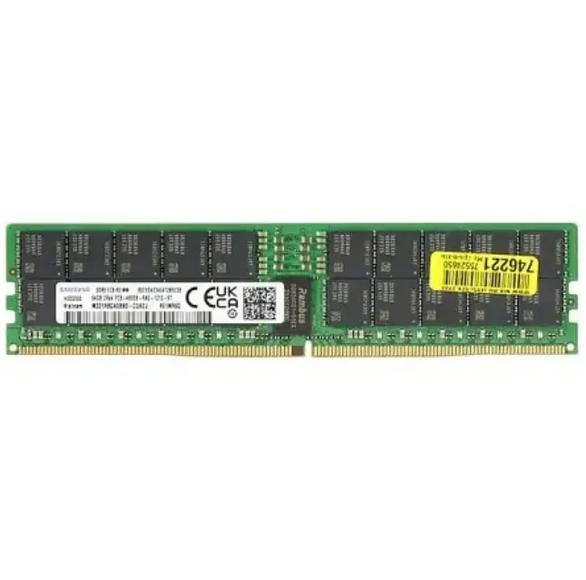 Server Ram M321R8GA0BB0-CQK - 1x 64GB DDR5-4800 RDIMM PC5-38400R Dual Rank X4 Memory