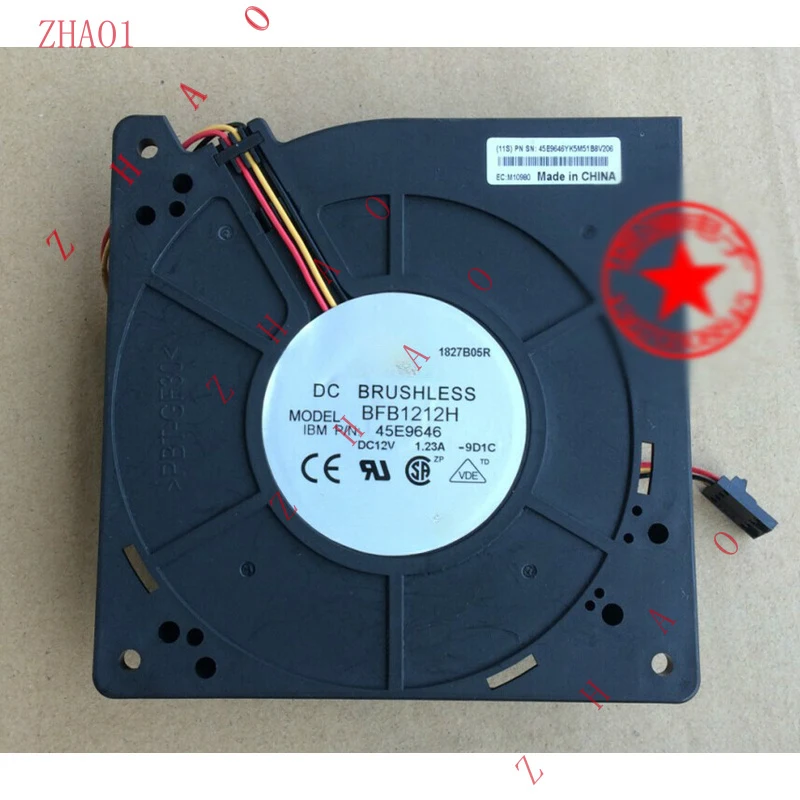 Z  1pcs  for Delta BFB1212H 12CM DC 12V 1.23A 120mm cooling fan 3pin