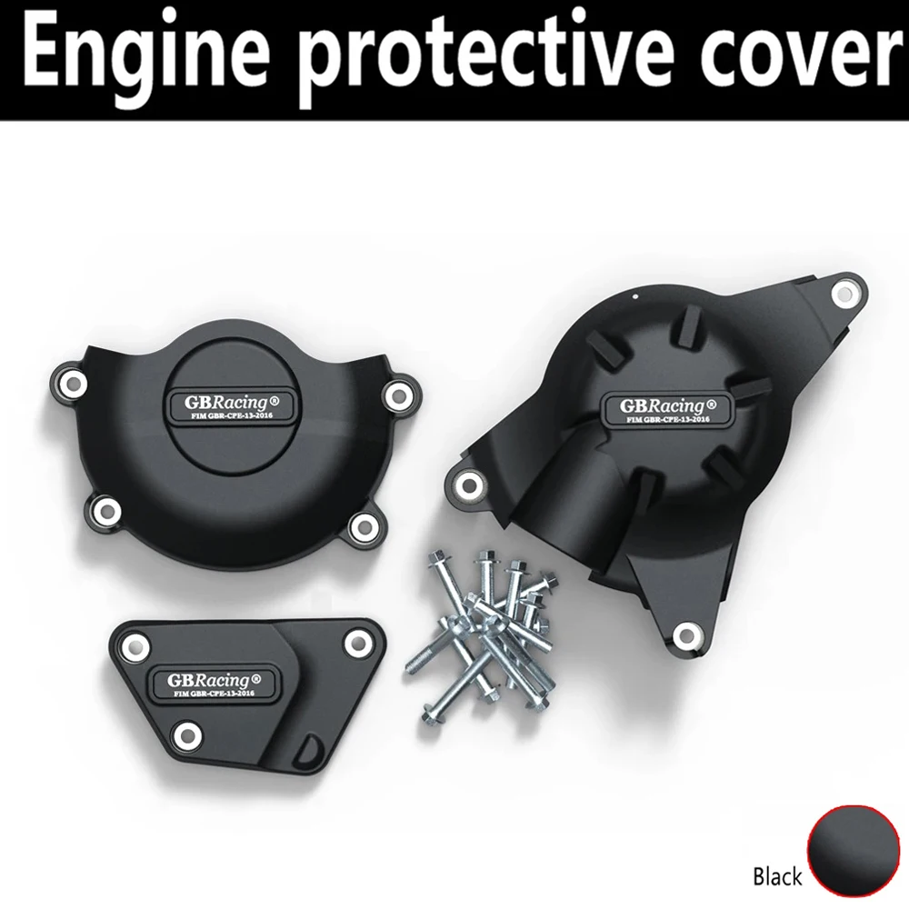 FOR YAMAHA YZF R6 2006-2024+ Engine Protective Cover carbon fiber printing carbon-look