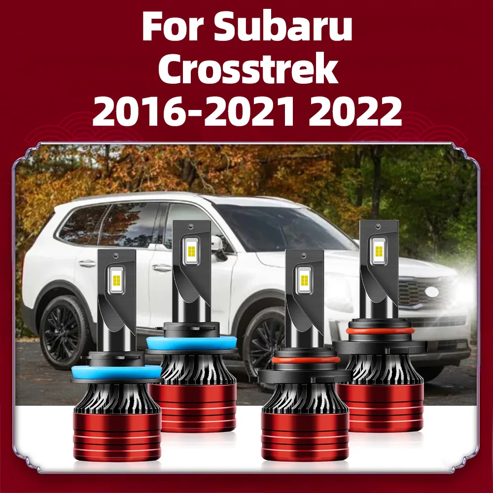 

LED Headlights 120W High Low Car Lamps 20000LM 9005 H11 Turbo Luces 12V For Subaru Crosstrek 2016 2017 2018 2019 2020 2021 2022