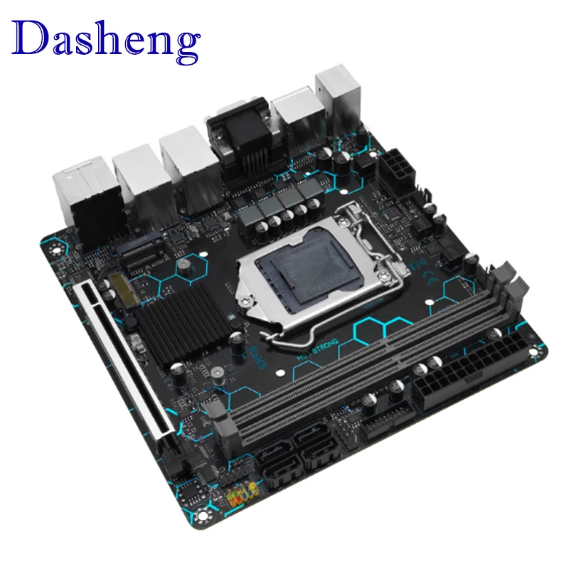 MACHINIST H97 STRONG Motherboard LGA1150 support Support Intel Core i7/i5/i3/E3 DDR3 Mini-ATX VGA/HDMI/DP/COM Dual LAN WIFI M.2