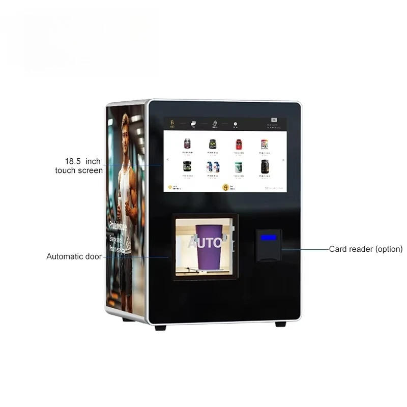 Durable Protein Shake Vending Machine, Support Card, Coin and QR Code Multiple Payment Methods Customized