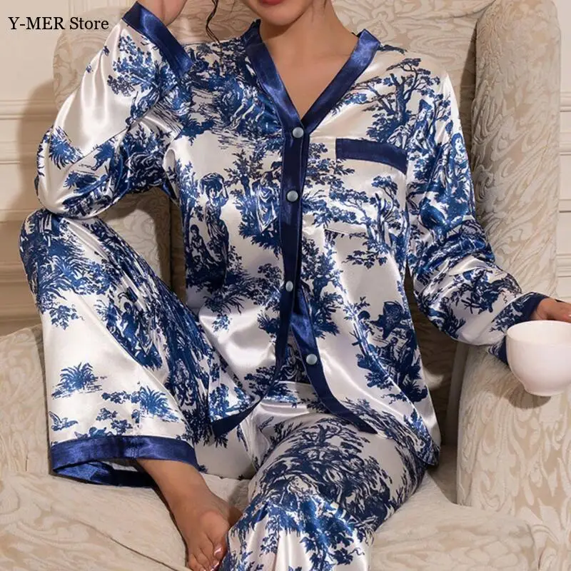 

Пижамы с длинными рукавами, женские пижамные комплекты, комплект домашней одежды, женские пижамы, одежда для сна Pigma, нижнее белье для сна, верхняя одежда