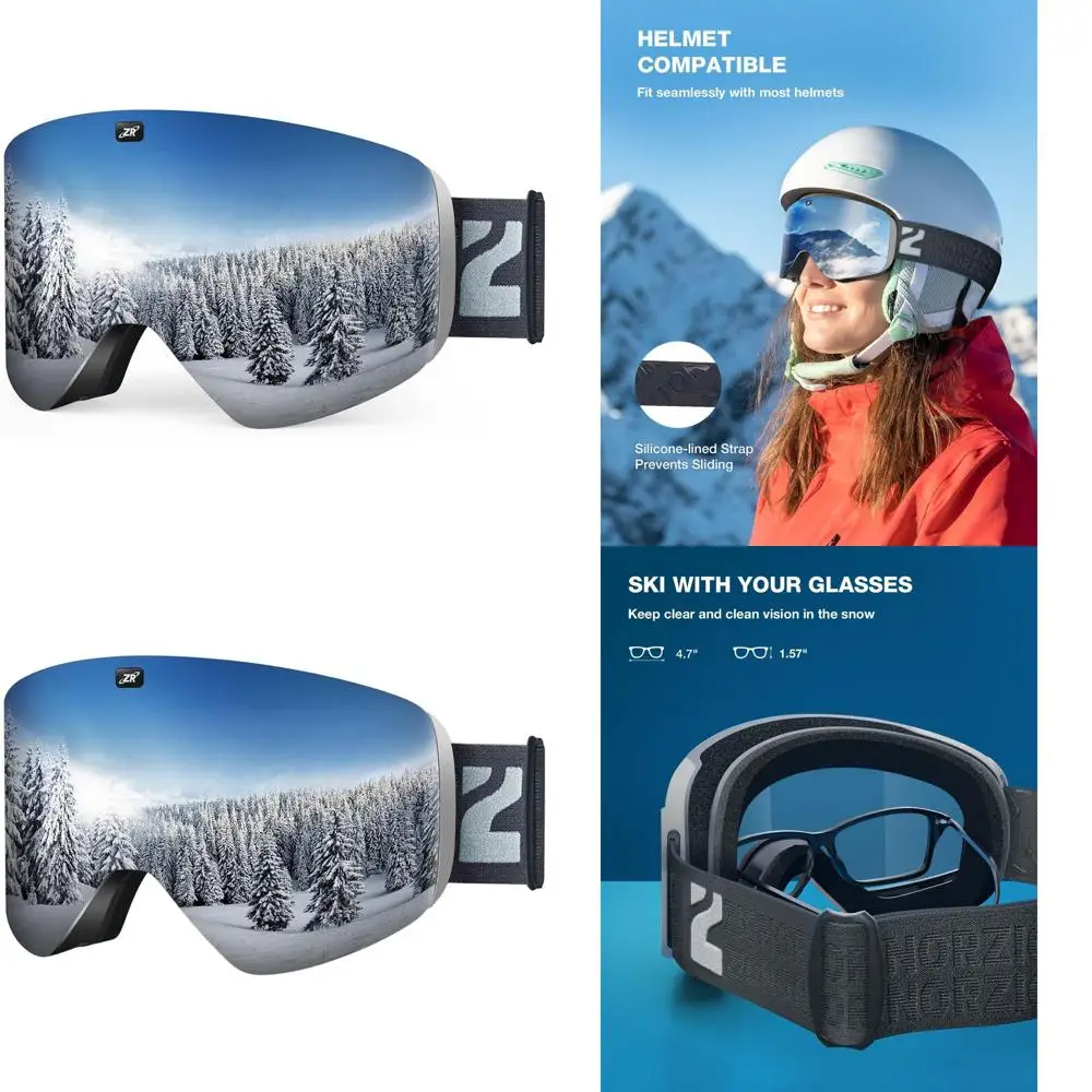 

Магнитные лыжные очки с цилиндрическими линзами для мужчин и женщин