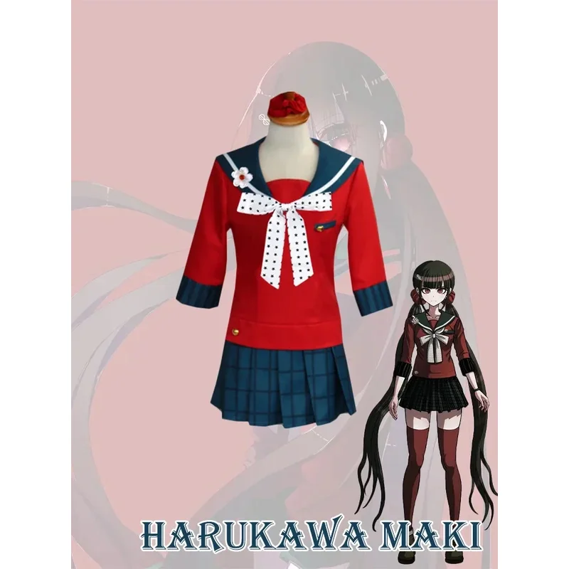 Danganronpa Harukawa Maki Cosplay Kostüm Anime Super Uniform Für Frau Halloween