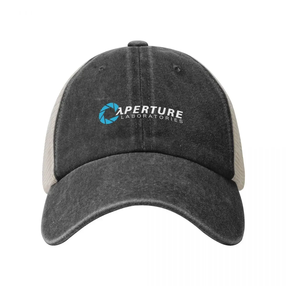 Portal Aperture Science Laboratories Cowboy Mesh Baseball Cap Hat Luxury Brand Beach Bag Caps Women Men's