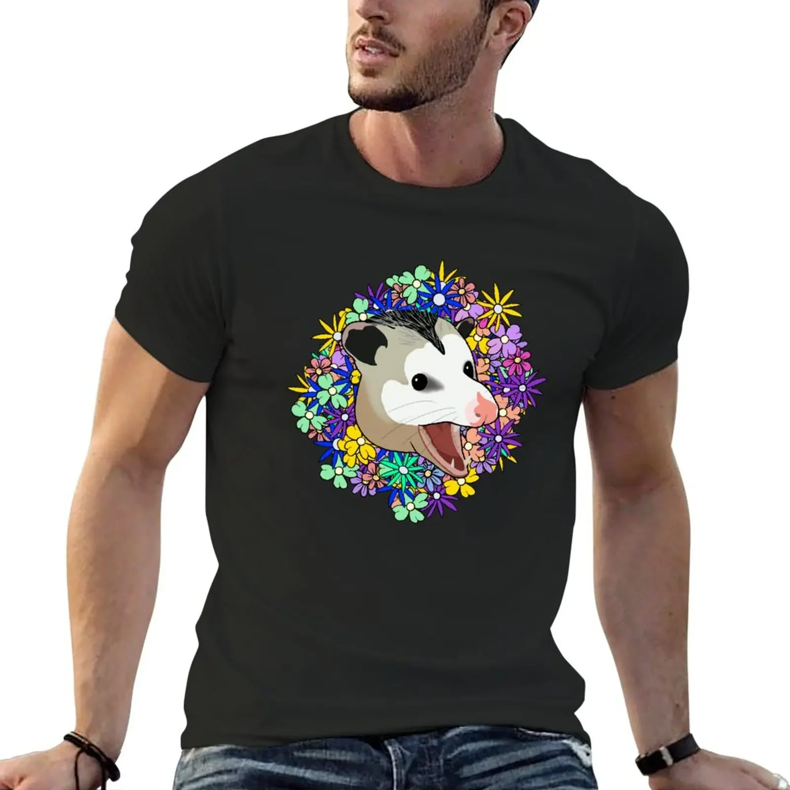 

Awesome Possum T-Shirt anime stuff cute tops graphic tee shirt mens clothes