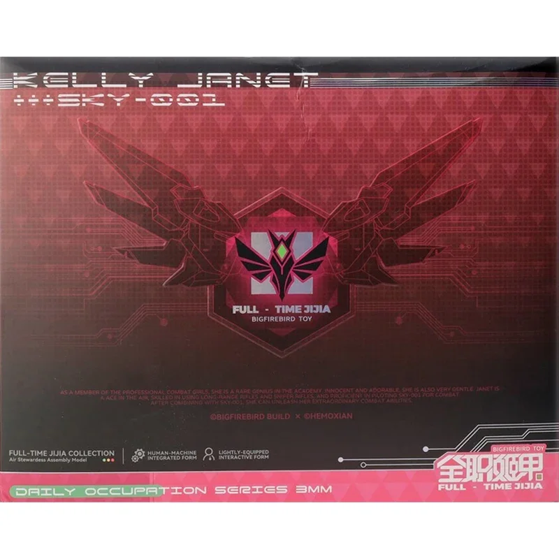 In Stock Anime HEMOXIAN 1/100 SKY-001 KELLY JANET Domestic Skeleton Model Assembly Plastic Model Kit Action Toys Figures Gift