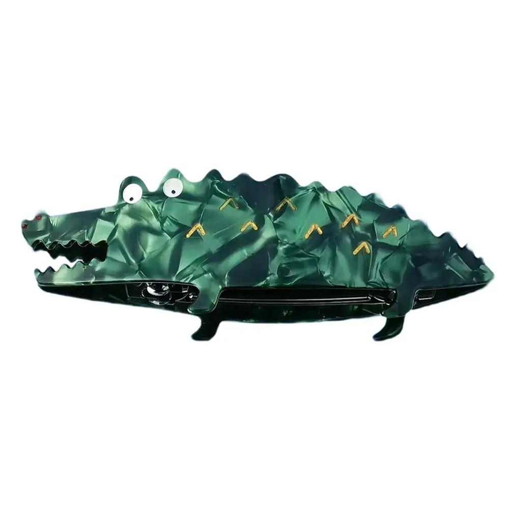 

Cartoon Animal Ponytail Clip Crocodile Spring Clip Female Hair Accessories Korean Style Hair Clip Acetic Acid Catch Clip