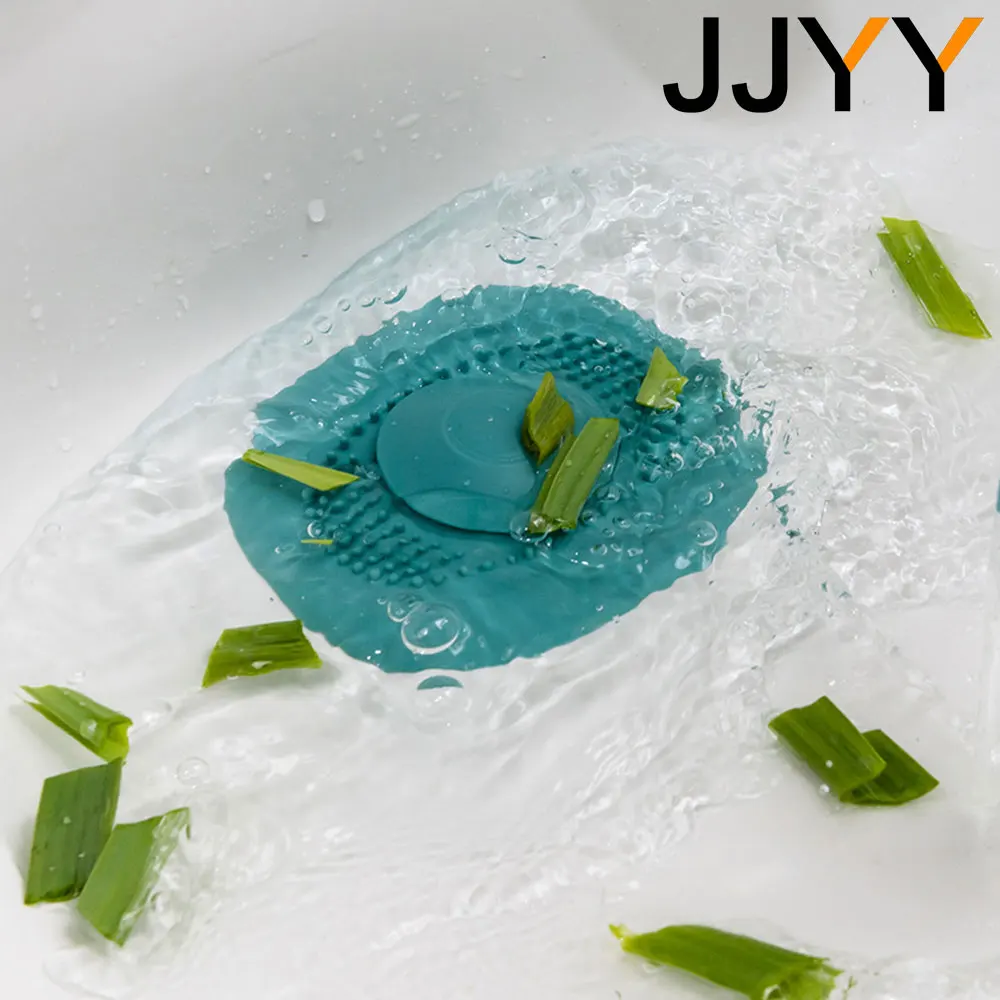 JJYY New Portable Drain Stopper Kitchen Sink Stopper Drain Plug Floor Drain Hair Stopper Bath Catcher Sink Strainer Cover Tool