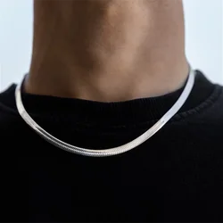 Collier de documents en argent en acier inoxydable pour hommes, bijoux Hip Hop, accessoires de salle, cadeau de fête, nouvelle mode