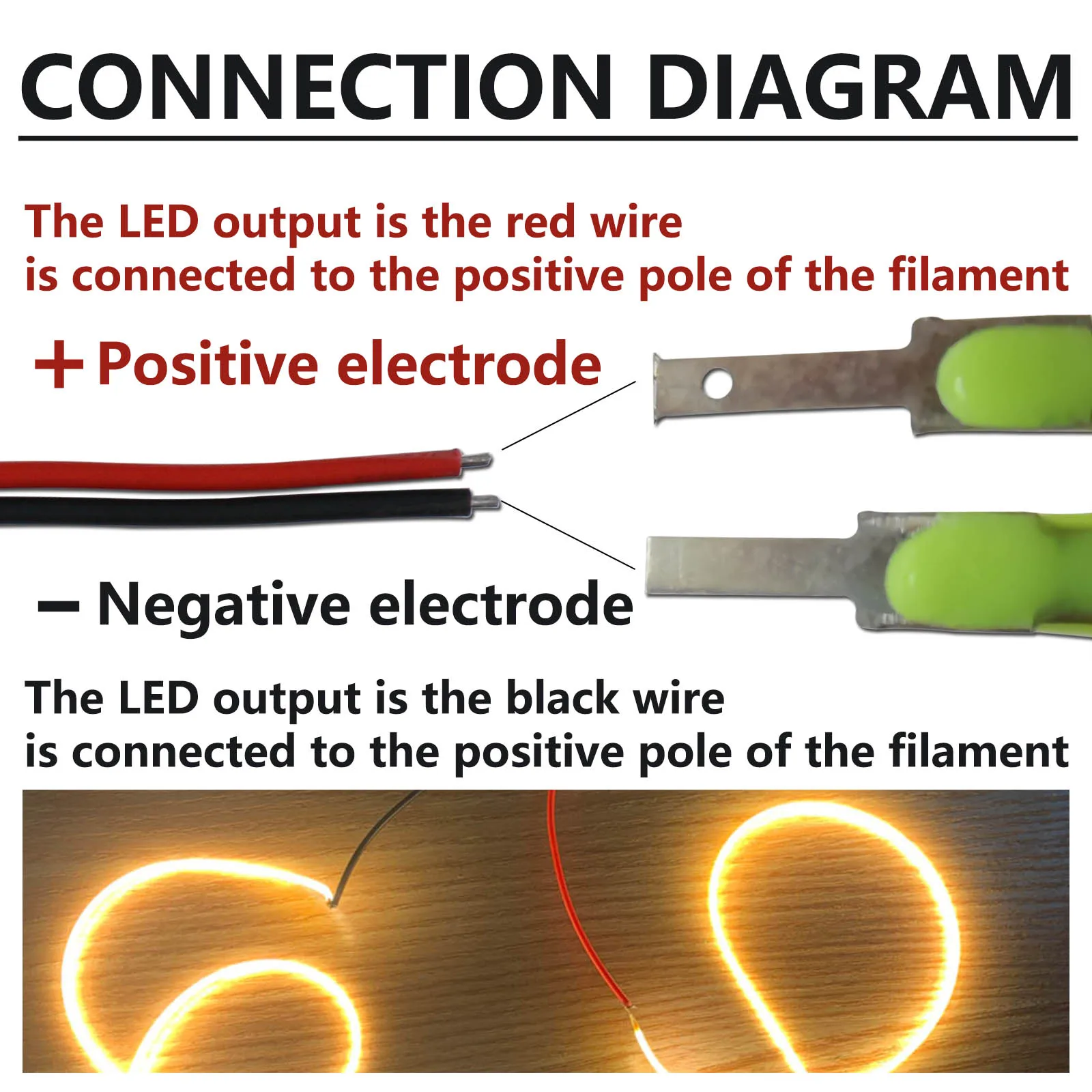 Warm White Blue Red Green 1200mm LED Driver A Set AC220V For Edison Bulb Filament LED Strip Incandescent Diode Flexible Filament