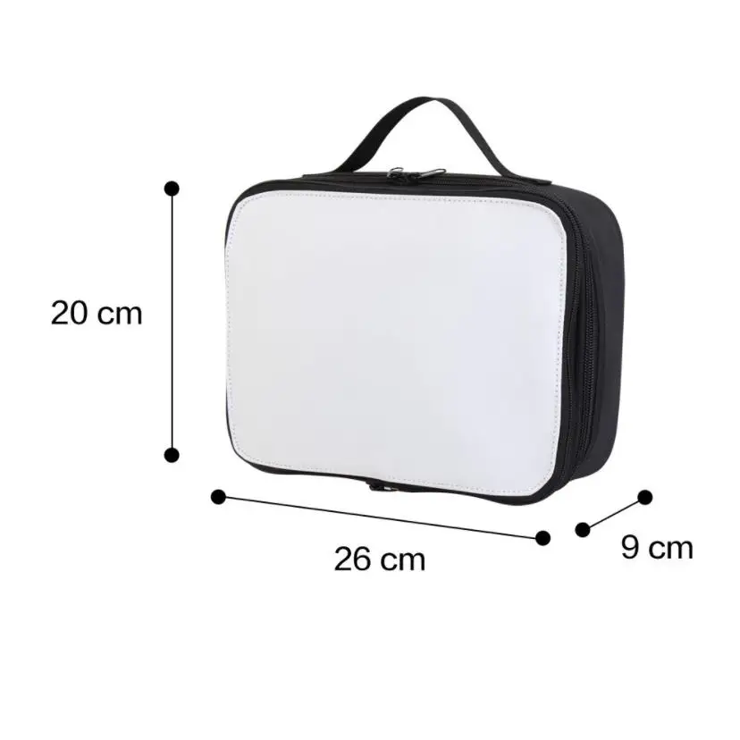 Sublimation Lunch Bag Blank DIY student insulation Handbags Waterproof Lunchbox Storage Bags With Zipper for Adults Kids ni15