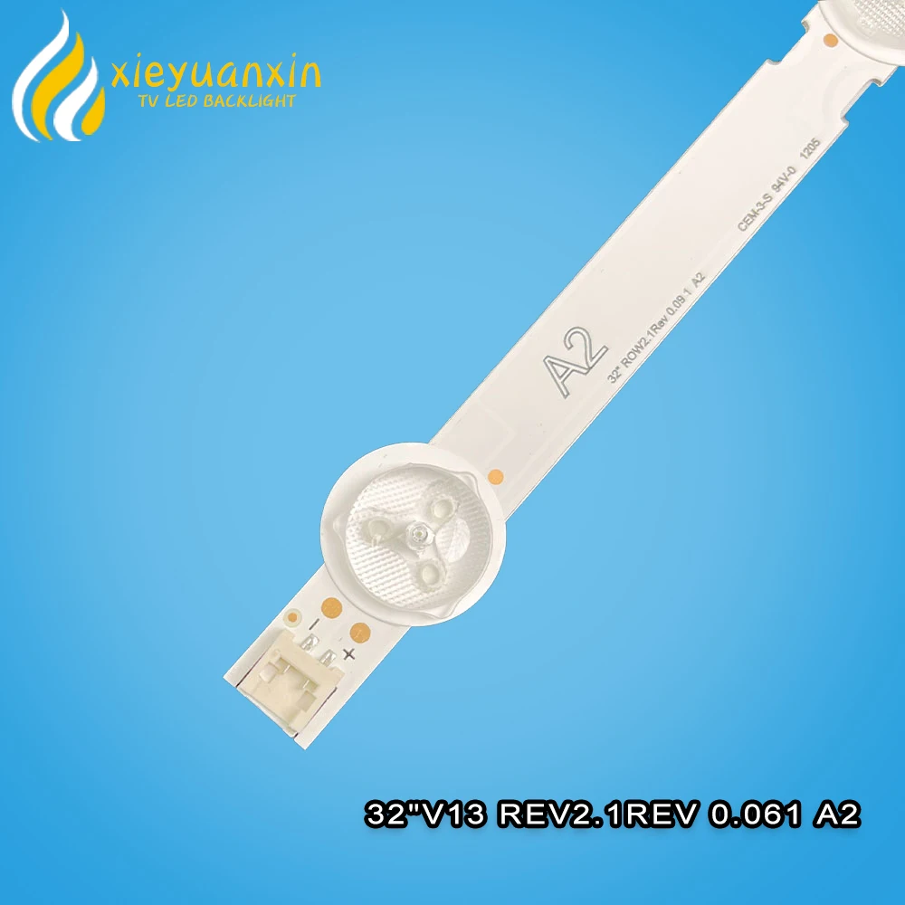 3Pcs/set 32in 630mm LED Backlight Strip for LIG 32LN 7+8led 3V1W 32LN520B 32LN536B 32LN5400 32LN5404 32LN5405 32LN5405P 32LN5406