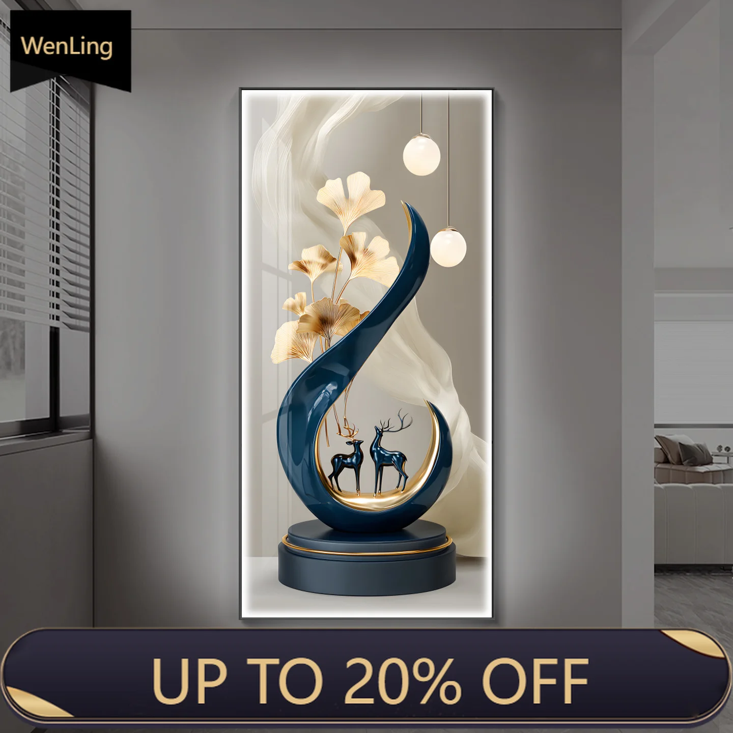 2025 New Model Simple And Modern Entryway Facing Door Wall Light, Entrance Hall Abstract Wall Light, Corridor Passage End