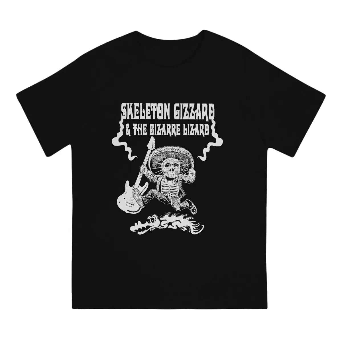 Rock music T Shirts for Men Cotton Awesome T-Shirt Crewneck King Gizzard&The Lizard Wizard Rock Band Tees Short Sleeve