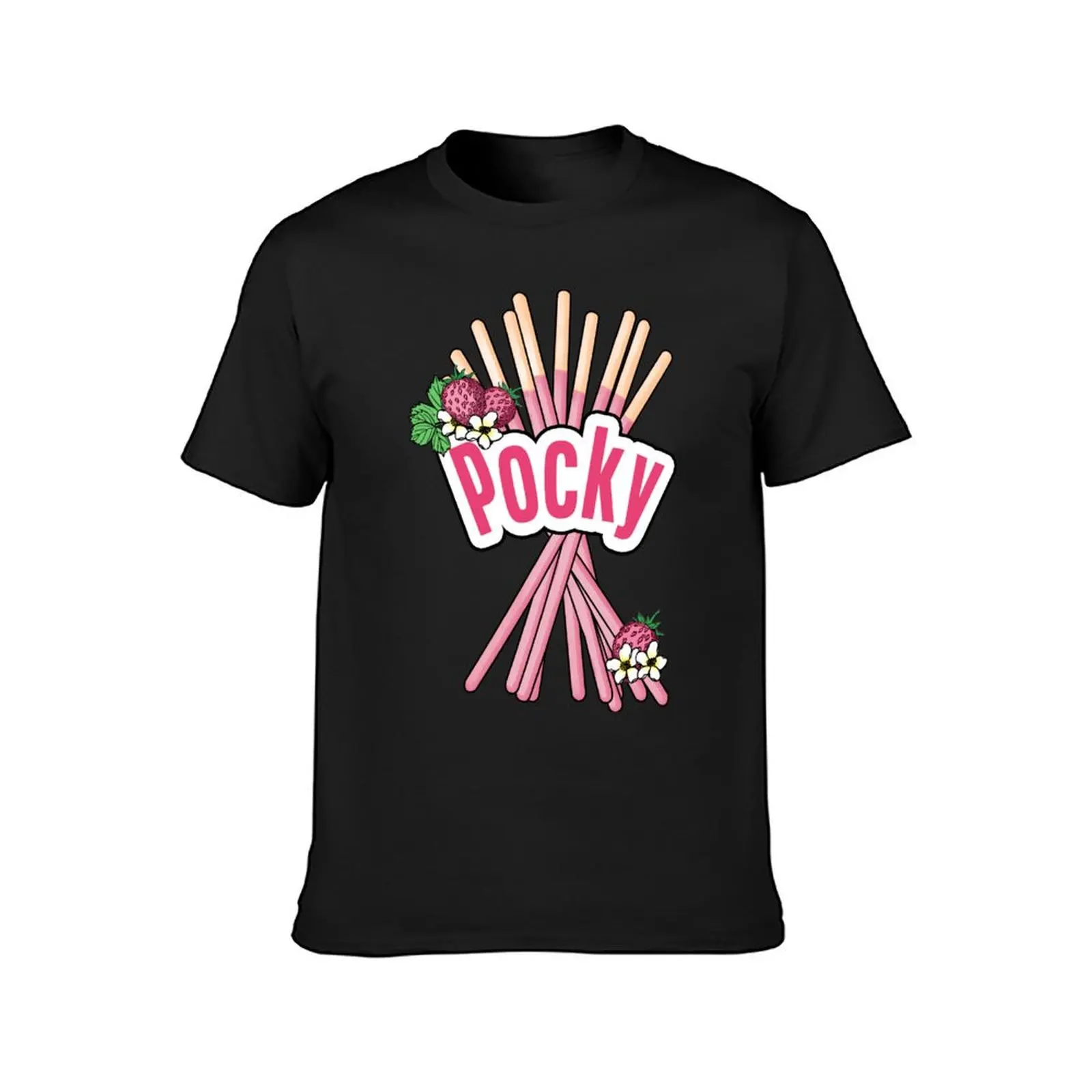 Strawberry Pocky T-Shirt kawaii clothes cute clothes graphics heavyweights clothes for men