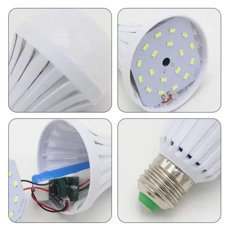 Led Noodlicht Led Lamp E27 Led Lamp 5/7/9/15W Oplaadbare Batterij Verlichting Lamp Voor Buitenverlichting Bombilla Zaklamp