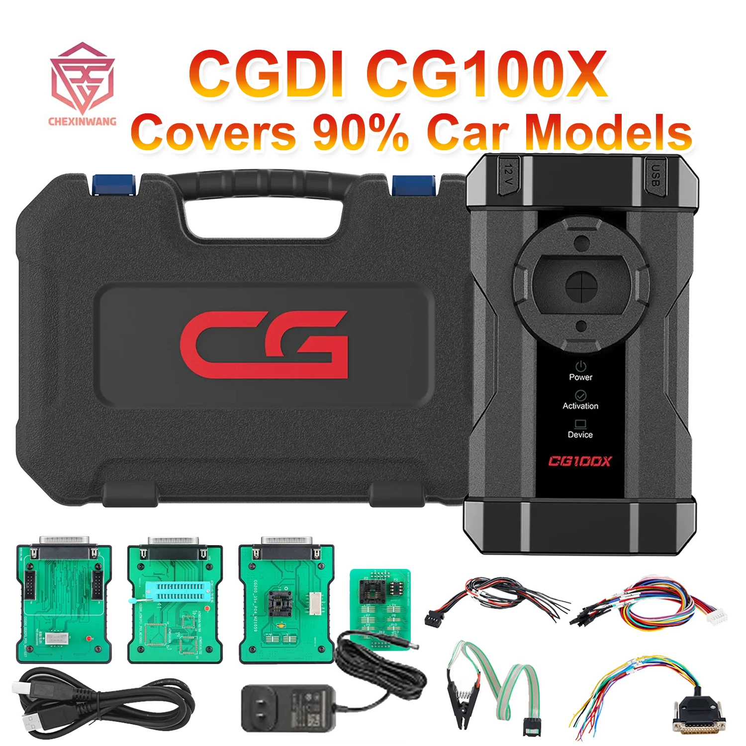 CGDI CG100X New Generation Programmer For Chip Reading Airbag Reset and Chip Reading Mileage Adjustment BCM Chip Reading