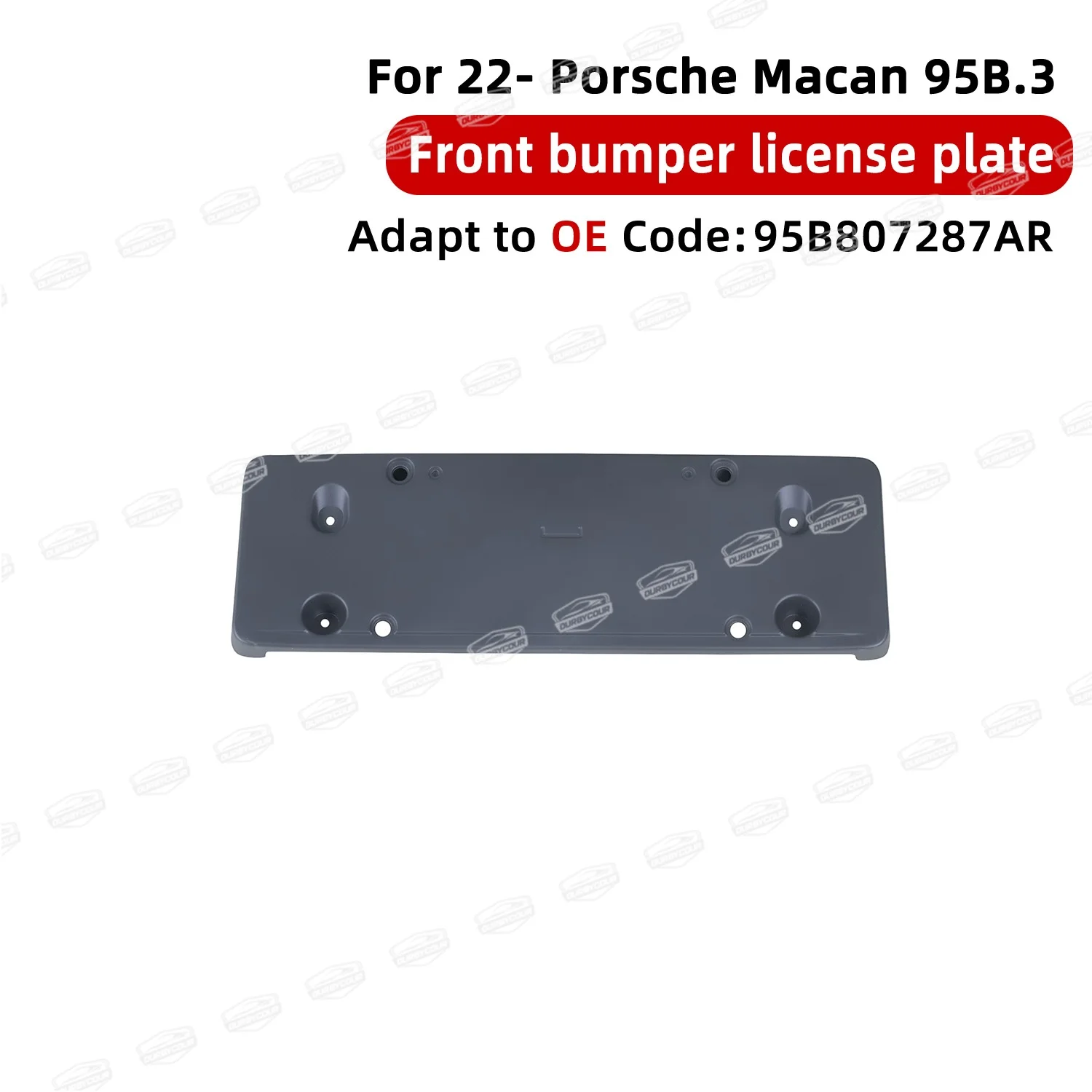 

Для Porsche Macan 95B.3 Macan OE 2022-UP номерной знак переднего бампера OE95B807287AR OE запасная часть