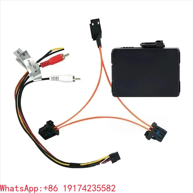 Car Bluetooth Music Aux Audio Input Old 2GMMI Bluetooth Music For Audi A6L A8L Q7 Audio Fiber Decoder Box For Android