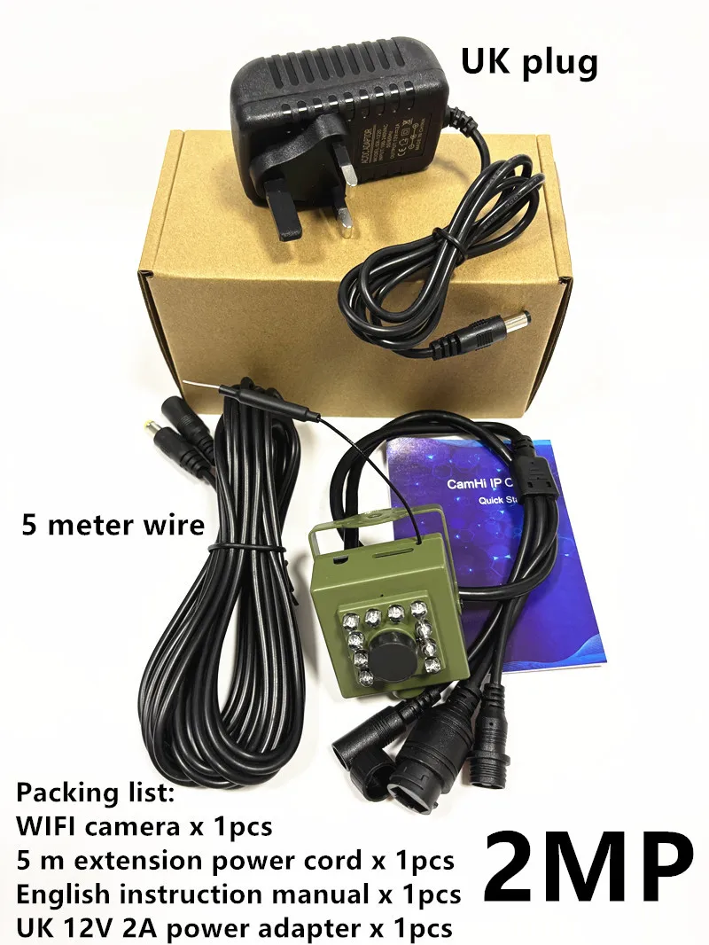 Vogels kijken Camera Draadloos Wild Wifi Vogelnest Groene Box Kit 5M Draad Nachtzicht 5MP 2MP P2P Audio Mini IPC In de vogelkooi