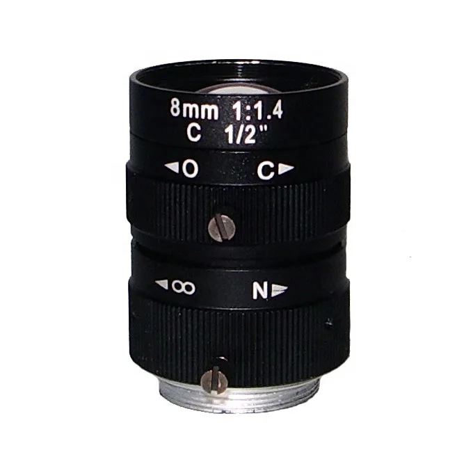 New 3 Megapixel 8mm Manual Iris Lens