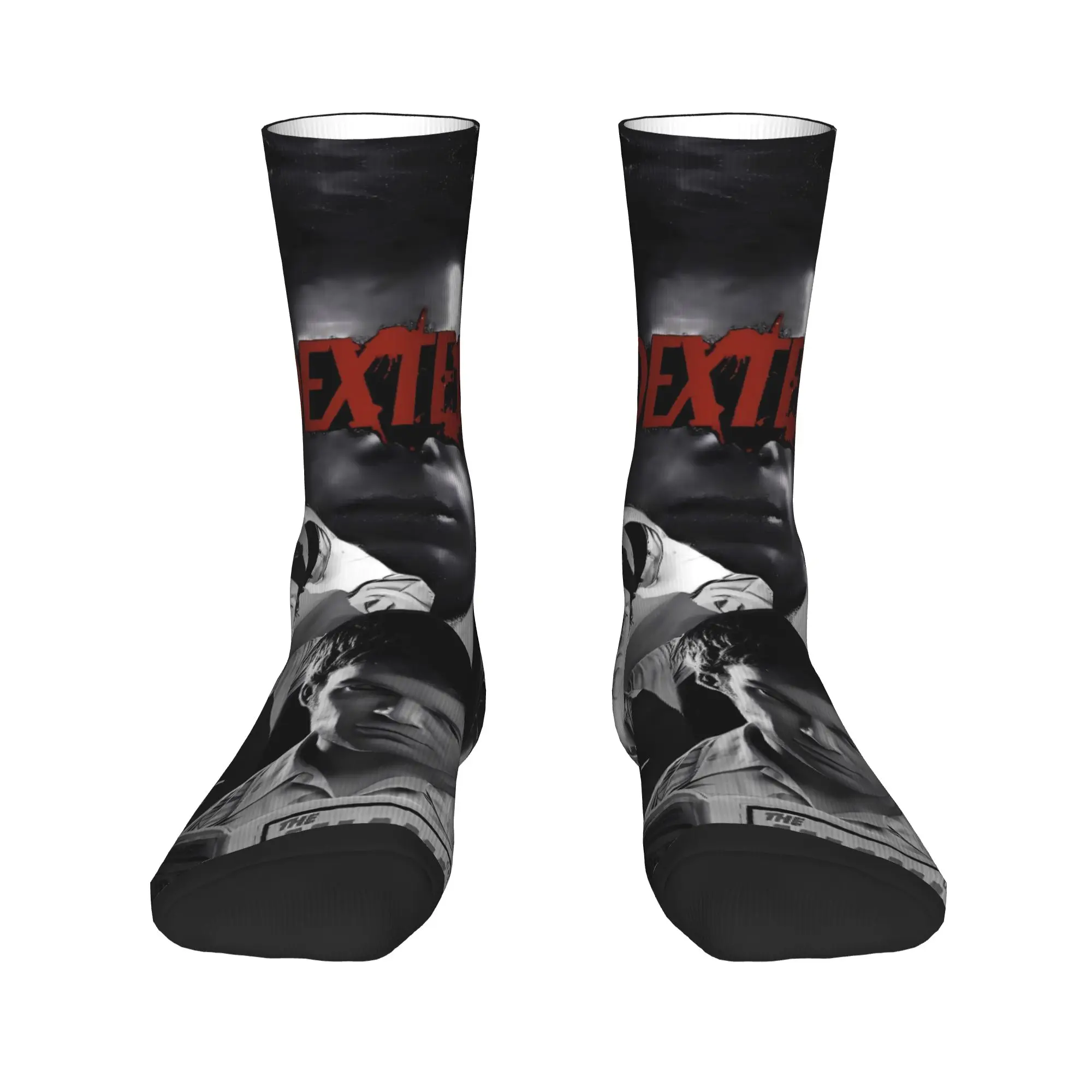 ديكستر مورغان تلفزيون الرعب الجوارب الخريف جوارب Harajuku زوجين تنفس الجوارب الرسم الجري الرياضة المضادة للانزلاق الجوارب