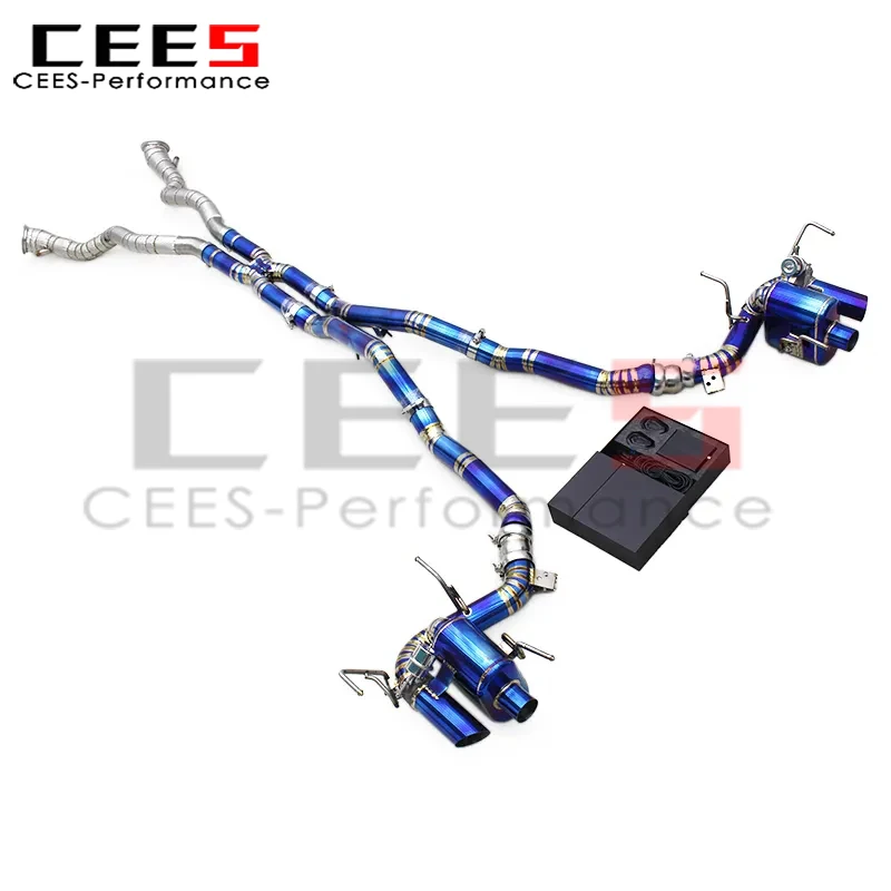 CEES Catback Exhaust Downpipe Escape for Ferrari 812 Superfast 6.5L V12 2017-2023  Exhaust System Free Flow Pipe Muffler