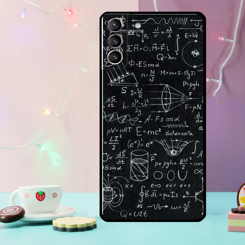 Science Chemistry Caffeine Case For Samsung Galaxy S23 Ultra S22 S24 Plus Note 10 20 S8 S9 S10 S21 FE S20 FE Cover