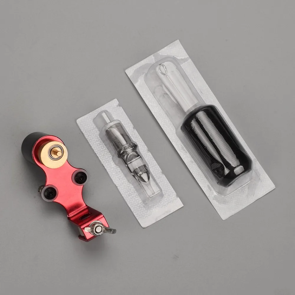 

Professional Tattoo Cartridge Needles Rotary Silent Motorized Handle Tattoo Kit with Needle Liner Shader