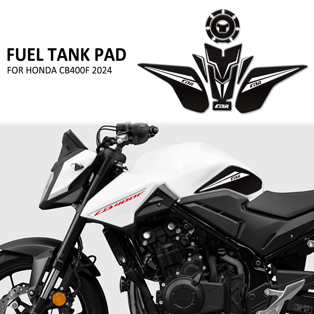 

For Honda CB400F CB 400 F CB 400F 2024 New Motorcycle Anti Slip Fuel Oil Tank Pad Side Knee Grip Decal Protector Sticker Pads