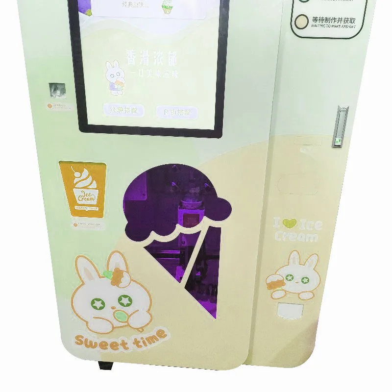 Automatic -Operated Vending Soft Ice Cream Machine SDK Function for Kiosk Vending