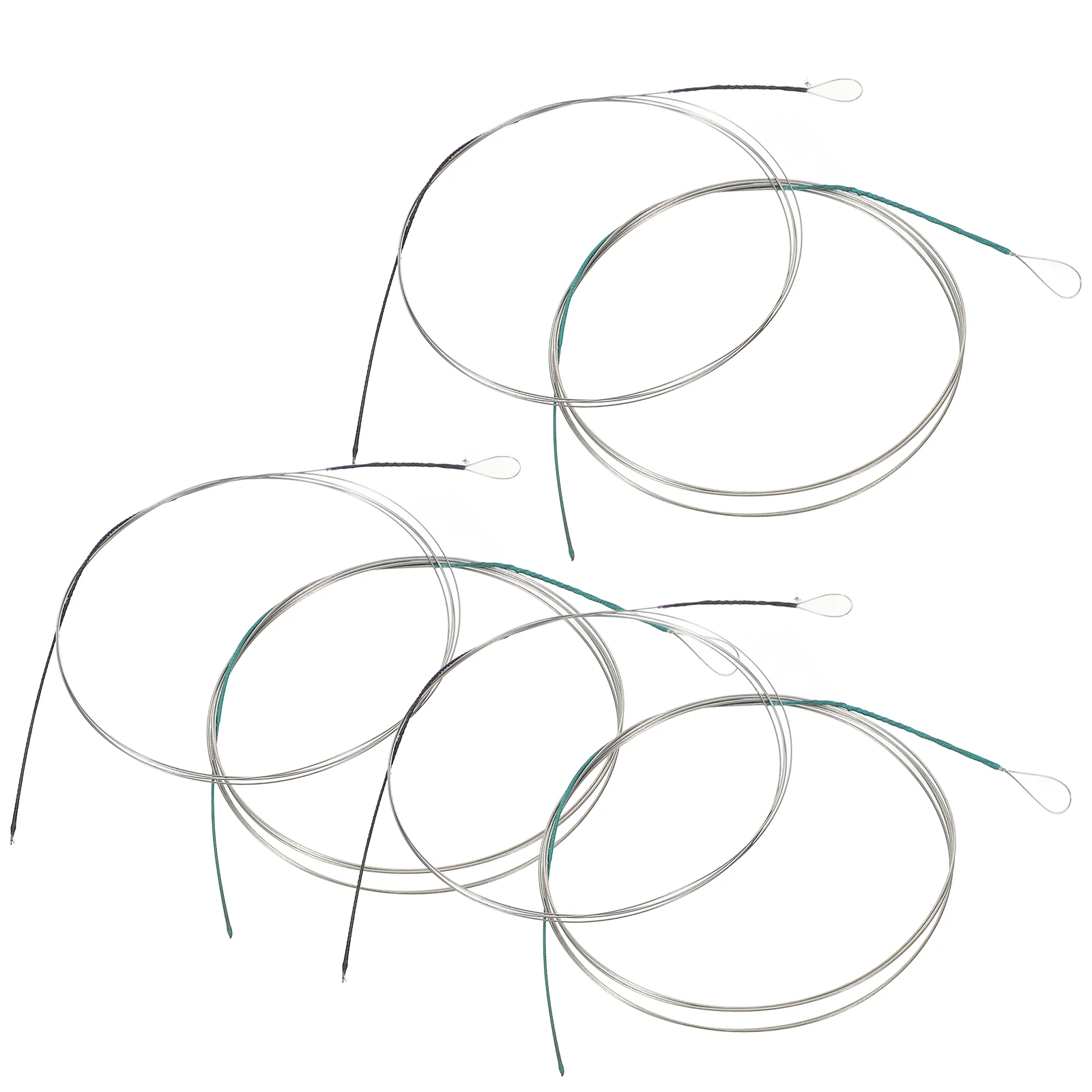 

3 Pairs Steel Wire Erhu Strings Full Set Replacement Erhu Durable Resonance Clear Sound Fast Tuning Musical