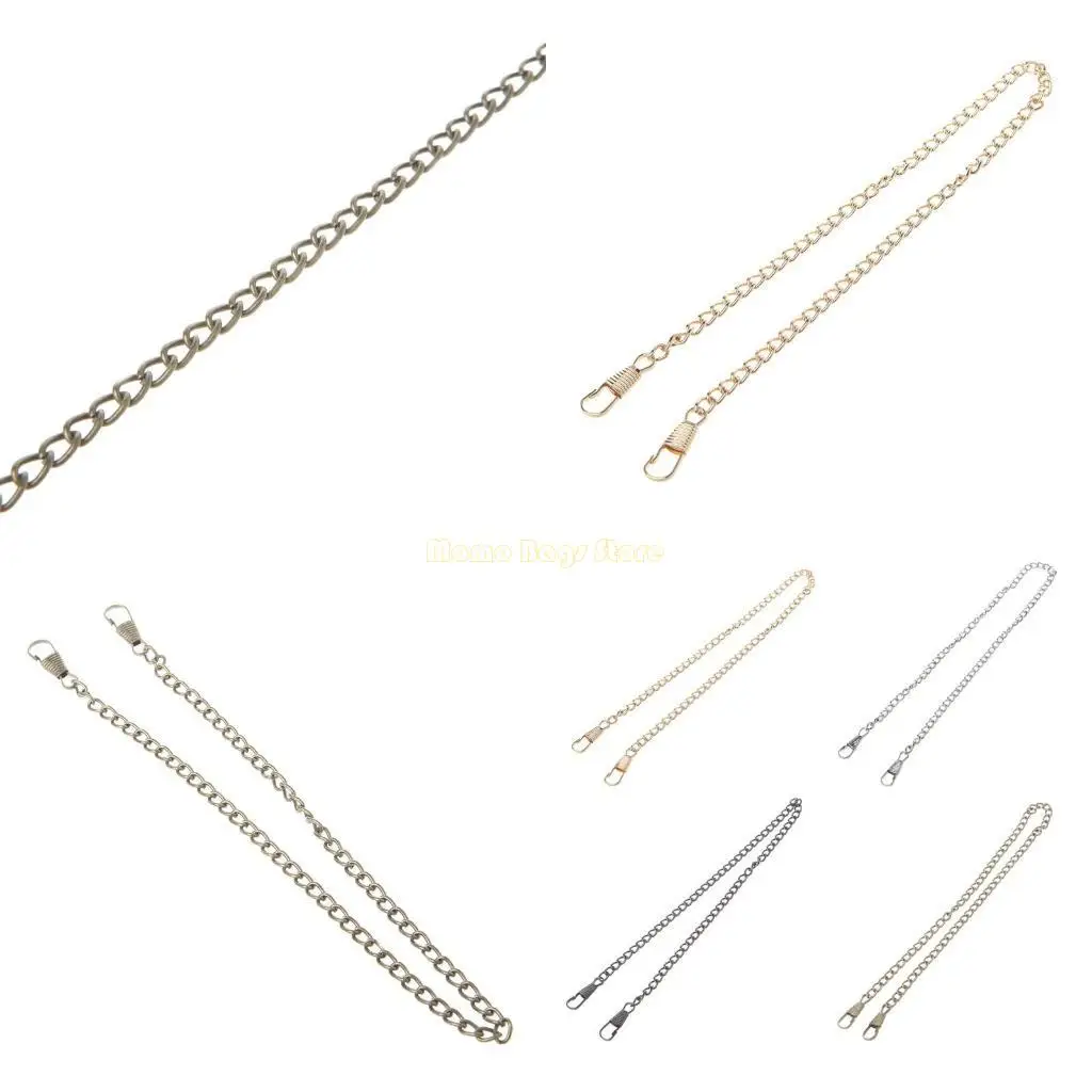 

X90D Metal Purse Chain Strap Handle Shoulder DIY for Cross Body Bag Handbag Replaceme