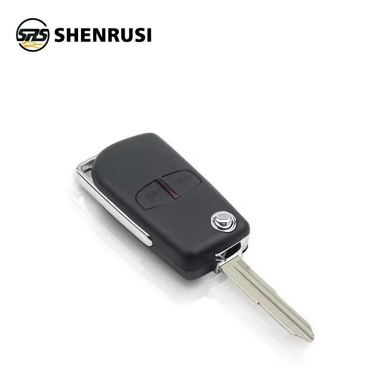 SHENRUSI Modified Flip Remote Key Shell Case 2/3 Buttons For Mitsubishi Lancer EX Evolution Grandis Outlander Right/Left Blade