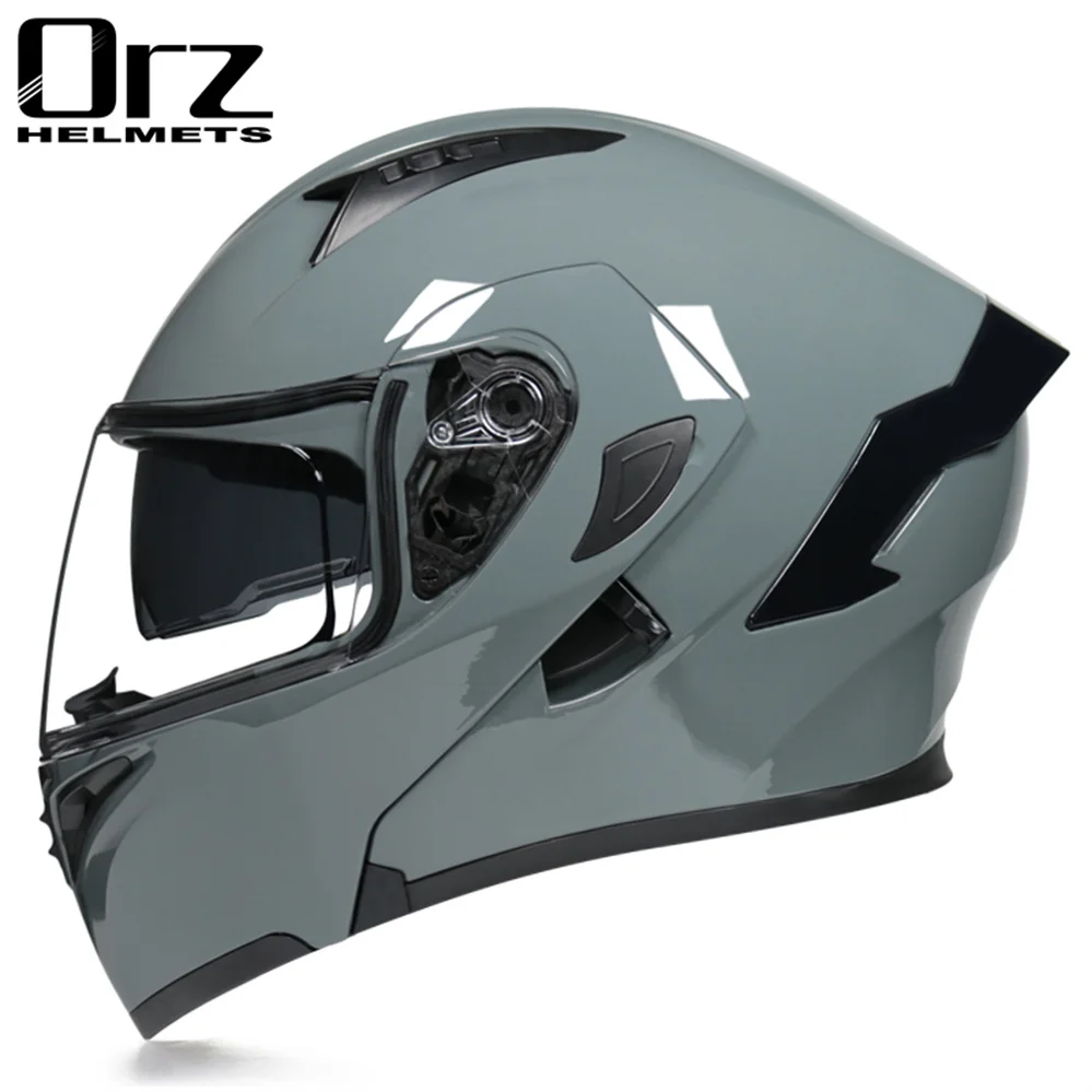 

Full Face Flip Up Motorcycle Helmets Double Lens Racing Helmet Open Face Casco Moto Cafe Racer Helmet Motocross Casque Dot Ece