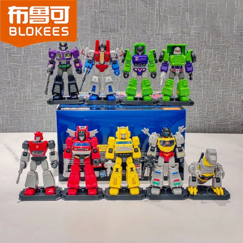 

Подлинная коробка Blokees, трансформеры Galaxy Version2, аварийный вызов, Optimus Prime Starscream, фигурки джмеля, детские игрушки, подарки