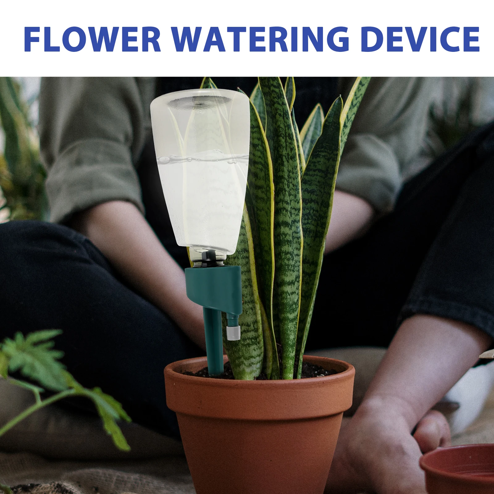 

2 set Automatic System Self Spikes Adjustable Flow Timer Kit for Plants Potted Garden Vegetables