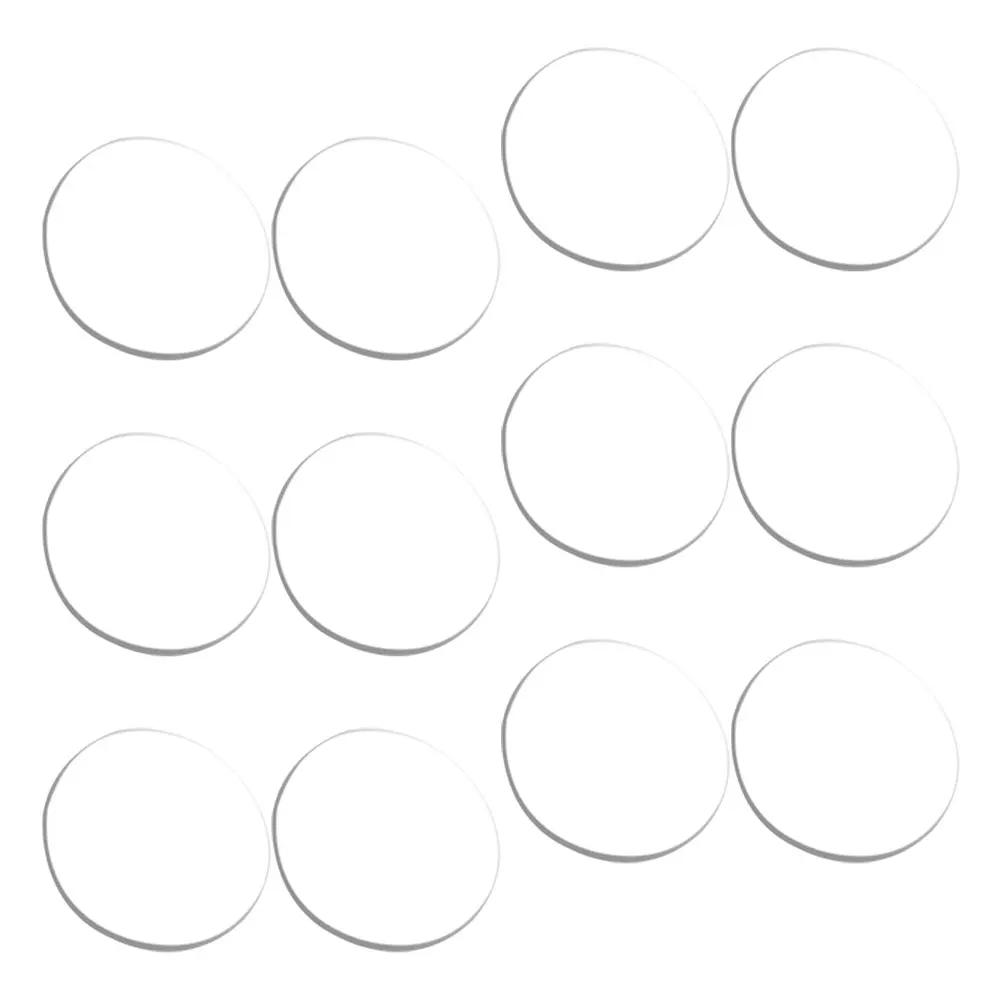 

12pcs Suction Cup Washer Clear Bumpers Glass Table Top Anti Slip Damper Pad PP Spacer For Ceramic Surface