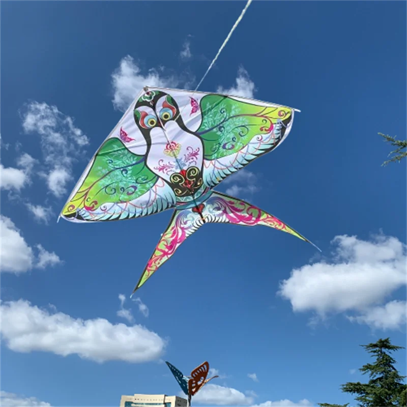 gratis verzending Traditionele Kite Outdoor speelgoed voor kinderen Kind buitenspellen zwaluw kite string 3d professionele wind vliegers koi