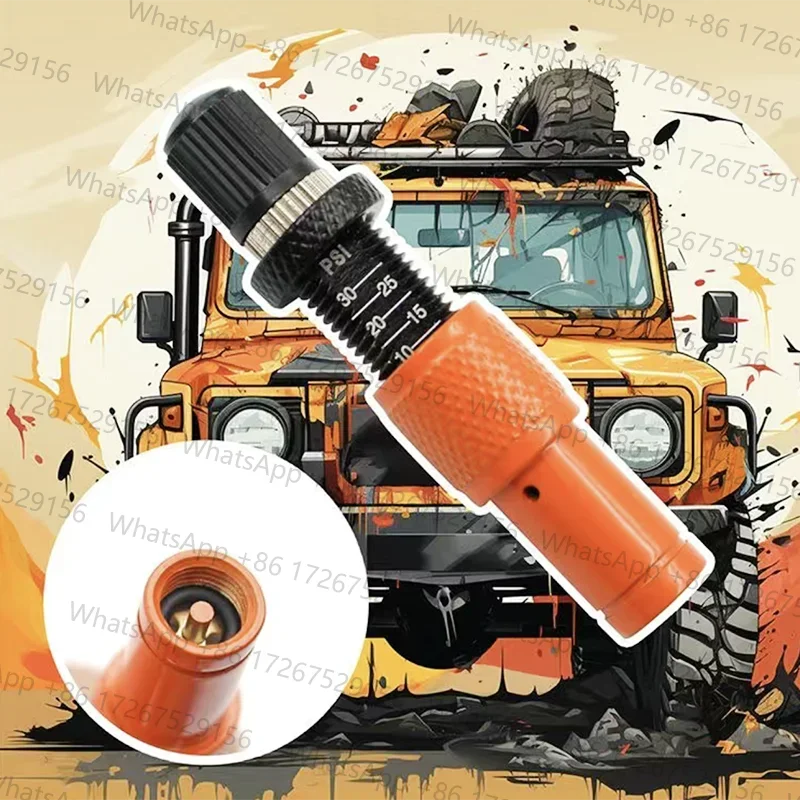 General Motors Off-Road Tire Automatic Deflation Valve Desert Rapid Tire Pressure Relief Valve Portable Mini Tire Deflation Arti
