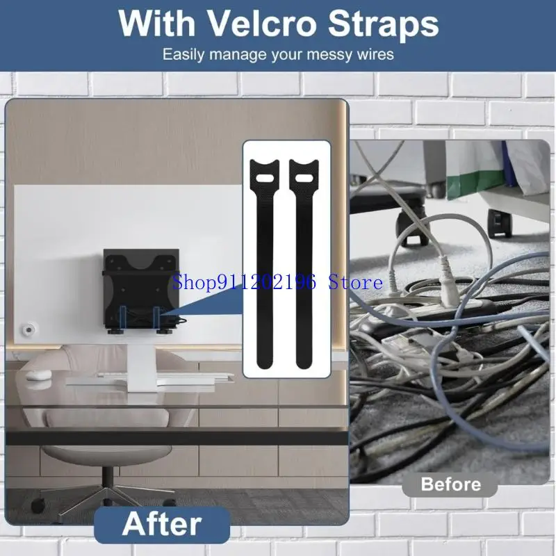 P82A 소형 PC 마운트 브래킷 공간 절약형 간편한 설치 벽걸이형 씬 클라이언트