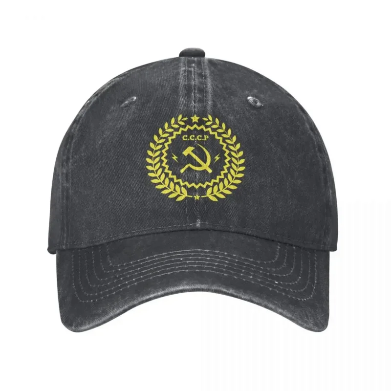 Communism Symbol CCCP Spring Summer Cap Adult Unisex Baseball Caps Classic Russia Army Military Sunhat Wash Outdoor Casquette