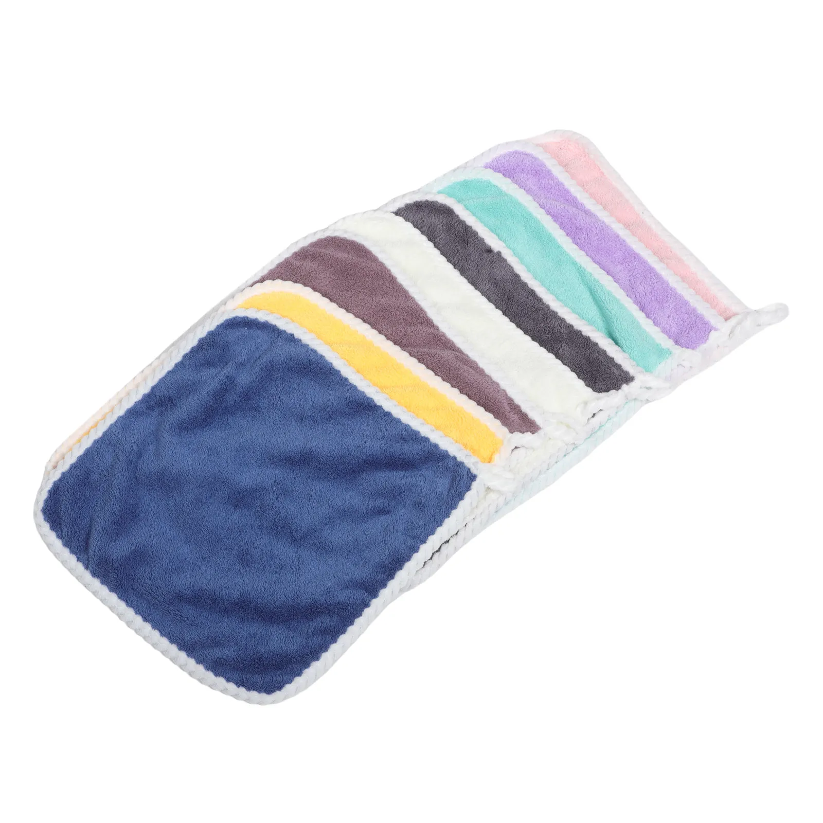 

8Pcs Flannel Baby Washcloths Soft Absorbent Toddler Face Towels Small Hanging Hand Towels for Newborn Bath Kitchen Bathroom