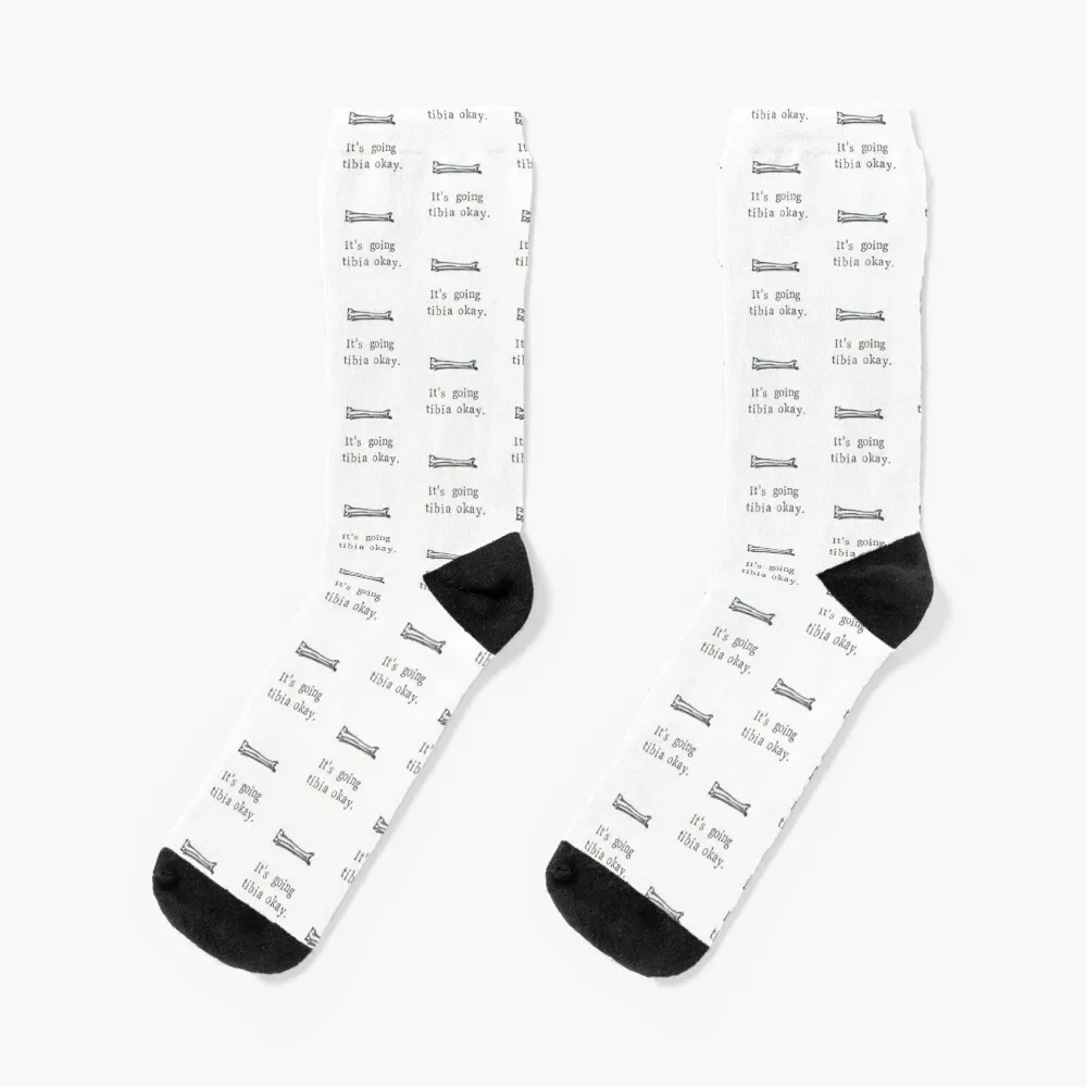 

It's Going Tibia Okay Socks gift set gym Women Socks Men's