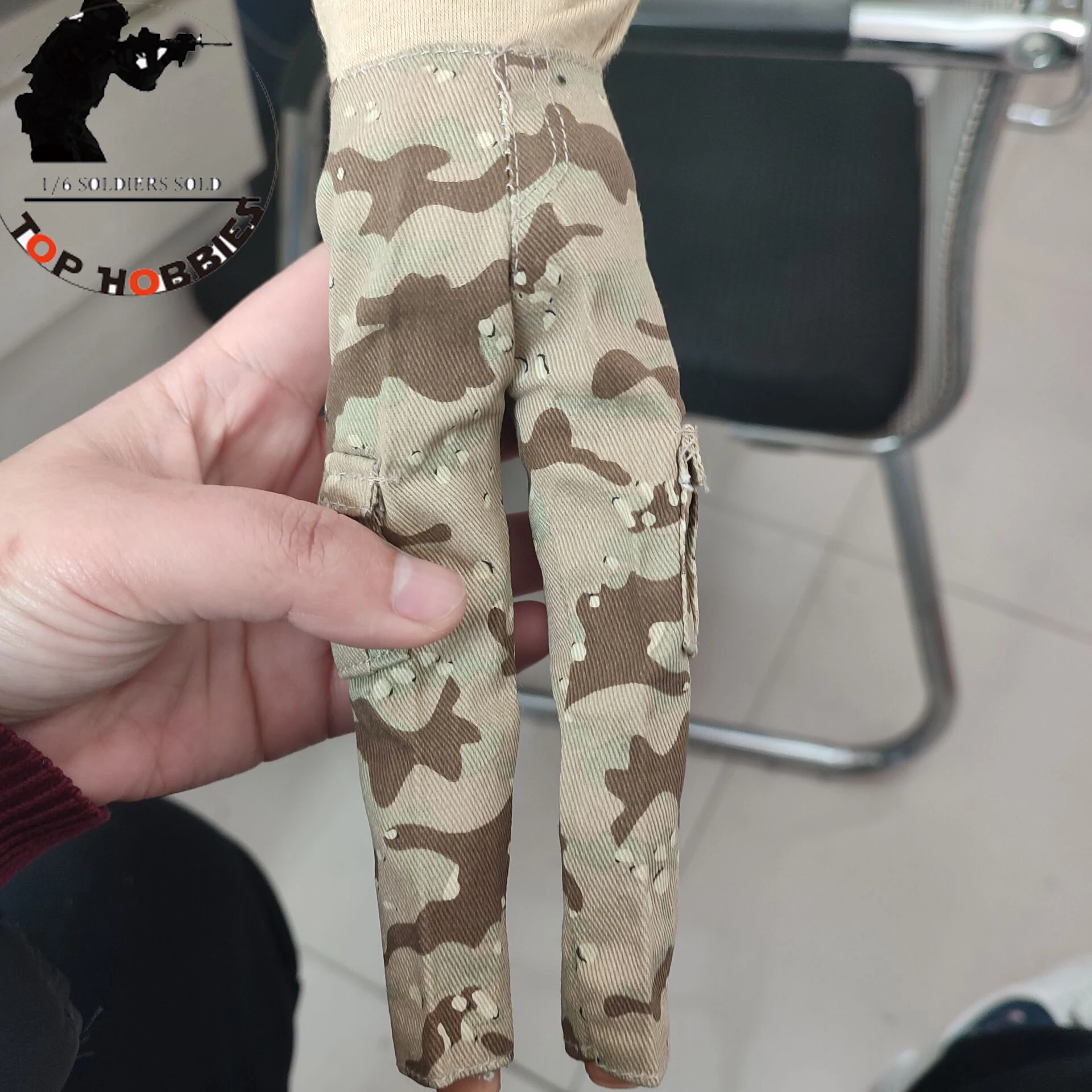 Akcesoria do ubrań w skali 1/6 US Military Soldier Pants Desert Kuwait Trousers USMC Uniform Fit 12Inch Body Action Figure Doll