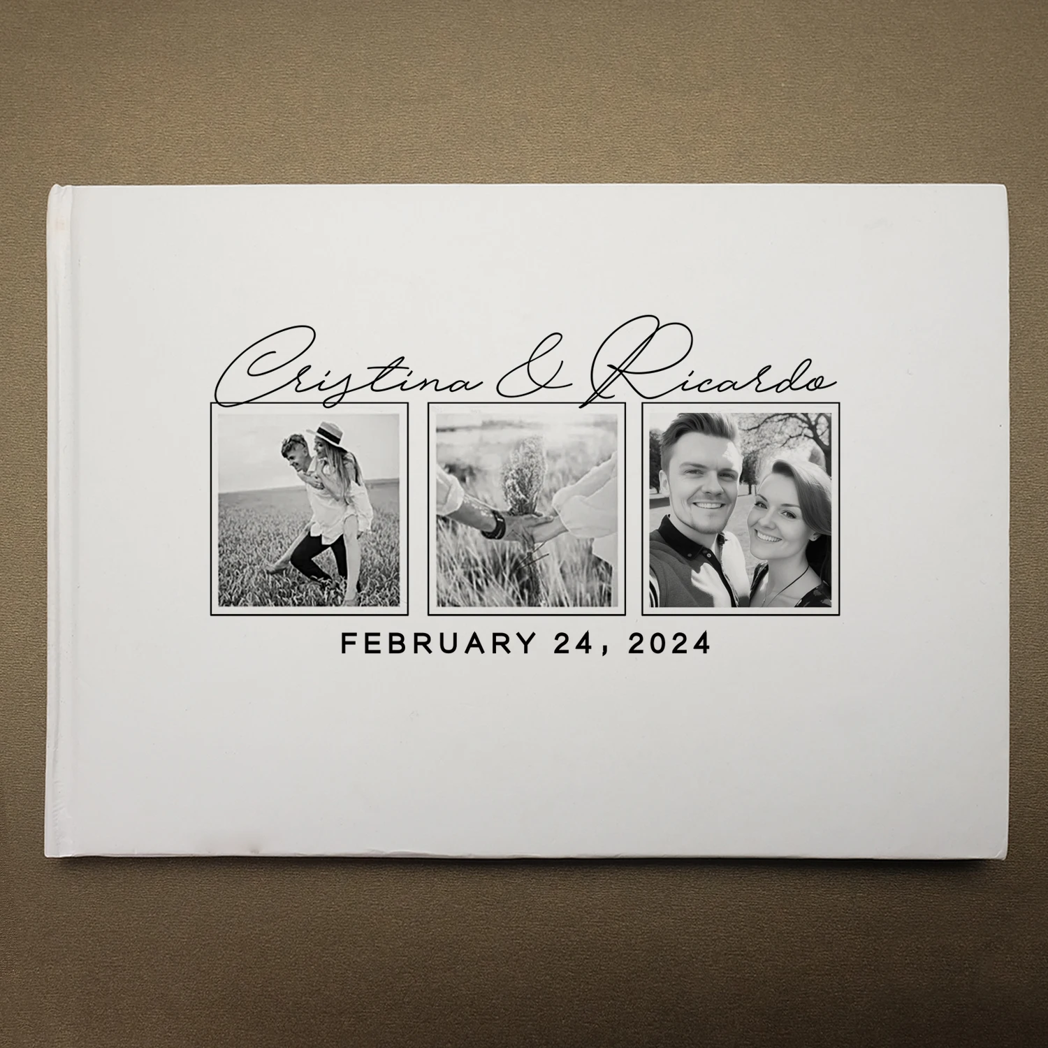 

Personalised Wedding Guest Book, Custom Photo,Wedding Signatures Album,Anniversary Wedding Event & Party Decor,Favors Gifts